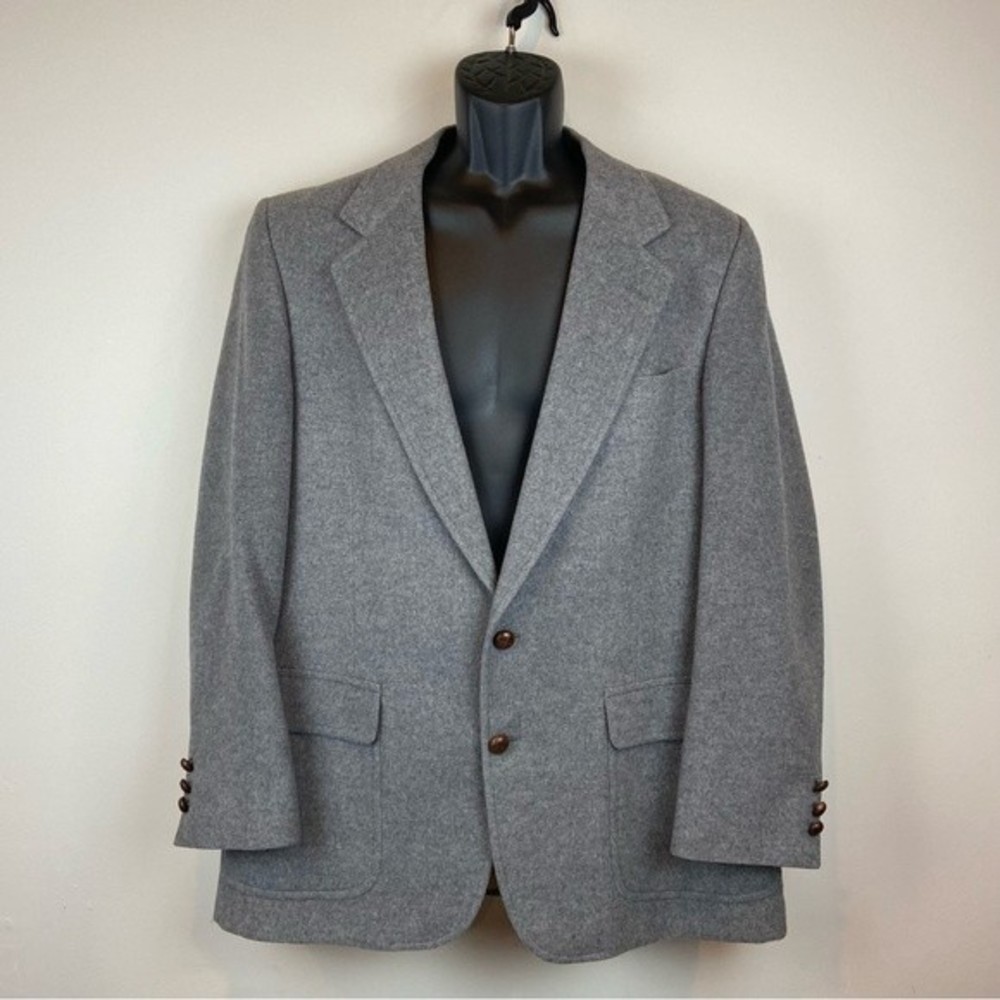 Kleinhans Exclusive 100% Pure Camel Hair Grey Blazer